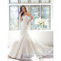 new high quality sleeveless lace ball gown beaded satin wedding dresses boutique